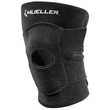 Mueller Green Adjustable Hinged Knee Brace, Black/Green, One Size Fits Most  | Mueller Green is made from recycled materials