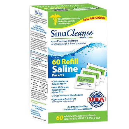 SinuCleanse Saline Solution Refill Packets