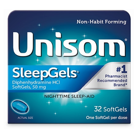 Unisom SleepGels Sleep-Aid, Diphenhydramine HCI