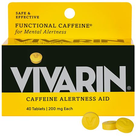 Vivarin Caffeine Alertness Aid 200 mg Tablets