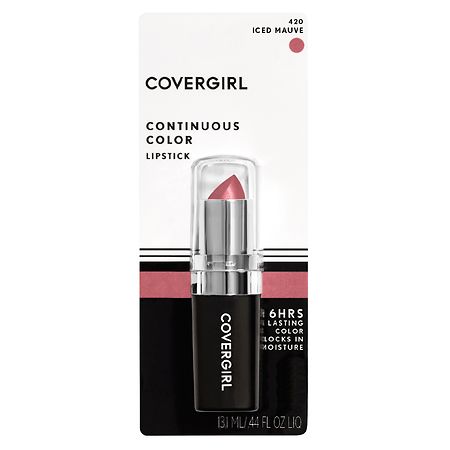 CoverGirl Continuous Color Lipstick Iced Mauve