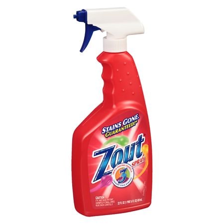 Zout Laundry Stain Remover Spray  Triple Enzyme Formula  22 Ounce