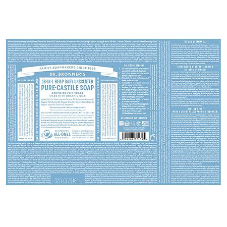 Dr. Bronner's Castile Soap Unscented