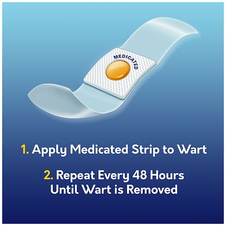 Compound W Maximum Strength One Step Invisible Wart Remover Strips, 14 Count
