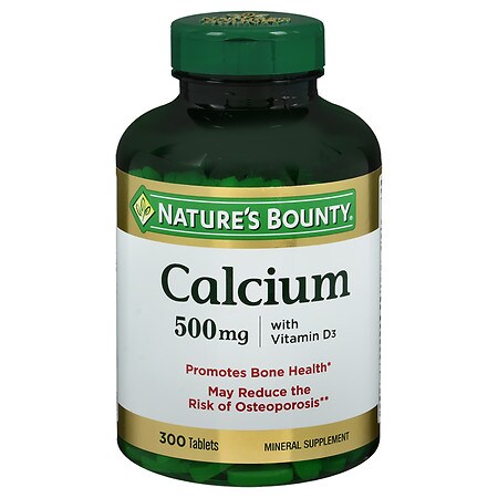 Nature's Bounty Calcium 500mg with Vitamin D3, Tablets