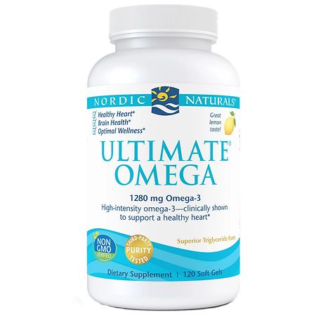 Nordic Naturals Ultimate Omega-3 Fish Oil Supplement Softgels