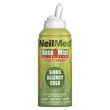 Frida Baby NoseFrida Saline Nasal Spray with Sinus Rinse Solution for Kids  Decongestion and Cold Relief, Medicine Alternative, 3.4 fl oz 