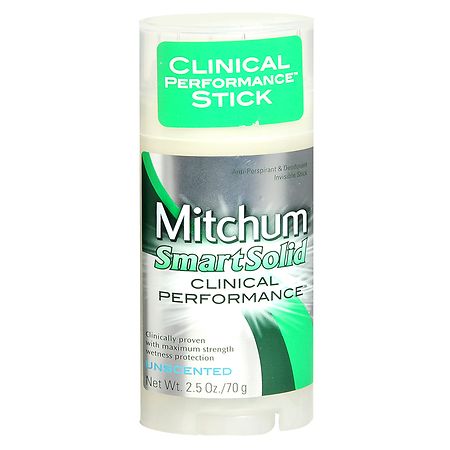 Mitchum SmartSolid Clinical Performance Anti-Perspirant & Deodorant Invisible Stick Unscented