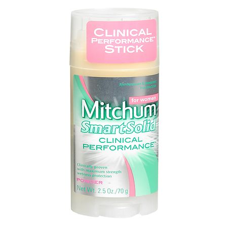 Mitchum for Women SmartSolid Clinical Performance, Antiperspirant & Deodorant Invisible Stick Powder