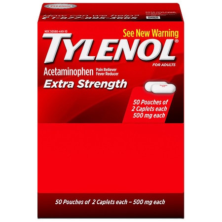 Tylenol Extra Strength Caplet / ACETAMINOPHEN / TABLET