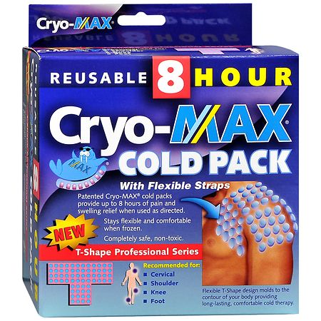 Cryo-Max Pro Series Reusable 8 Hour Cold Pack with Sleeve