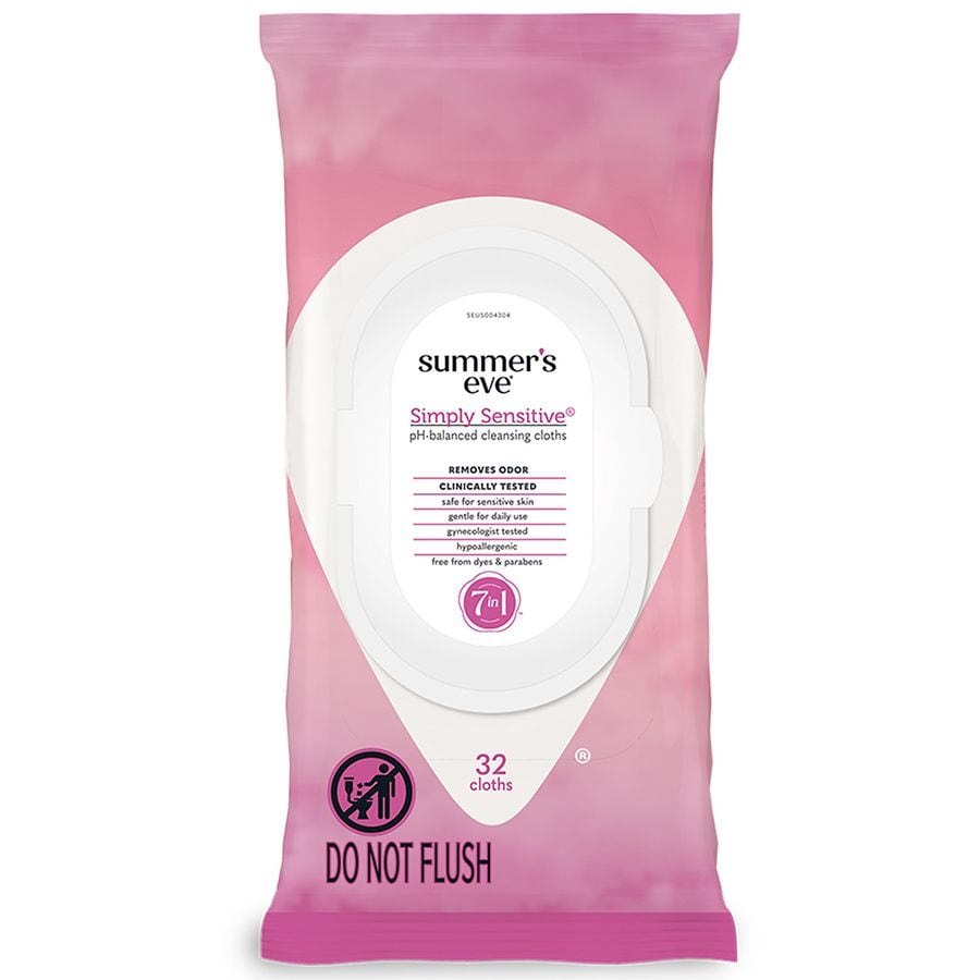 Summer's Eve pH-Balanced Cleansing Cloths Simply Sensitive