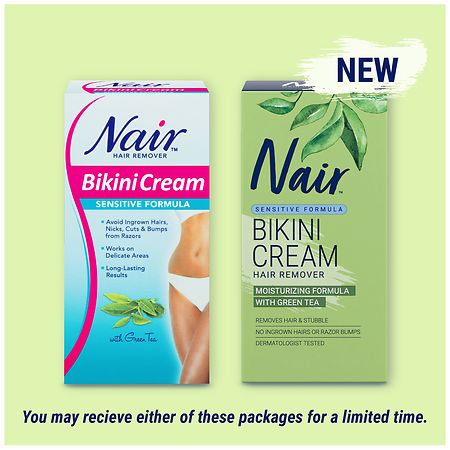 Nair Hair Remover Bikini Cream, Sensitive Formula