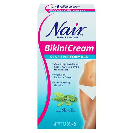 Nair Hair Remover Bikini Cream, Sensitive Formula | Walgreens