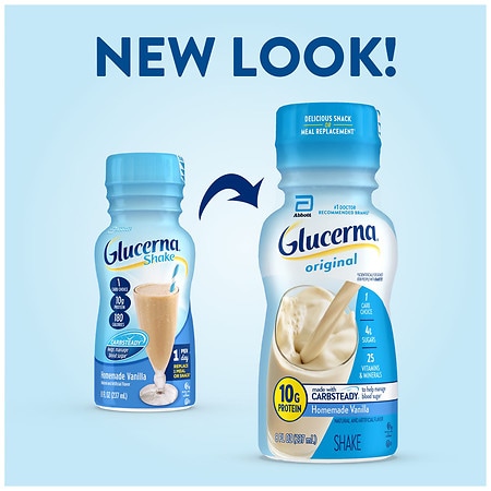 Glucerna Nutritional Shake Homemade Vanilla | Walgreens