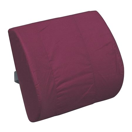 Duro-Med Memory Foam Lumbar Cushion Burgundy