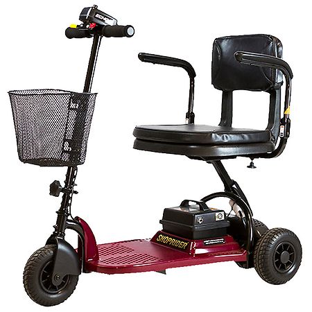Shoprider ECHO 3-Wheel Mobility Scooter Red