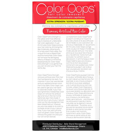 Color Oops Hair Color Remover Extra Strength