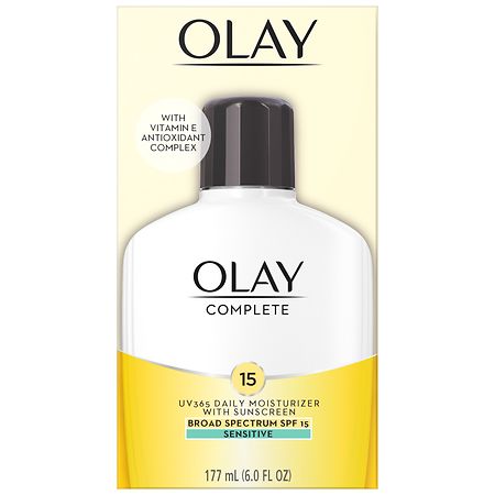 Olay Complete Lotion Moisturizer with SPF 15, Sensitive Skin Fragrance-Free