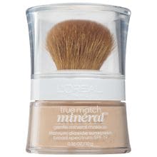 L'Oreal Paris True Match Loose Powder Mineral Foundation Makeup, Light ...