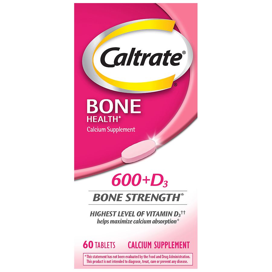 Caltrate 600+D3 Calcium Supplement Tablet