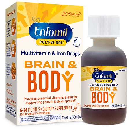 Enfamil Poly-Vi-Sol With Iron Multivitamin Supplement Drops