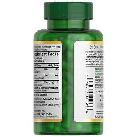 Nature's Bounty Glucosamine Chondroitin Capsules | Walgreens