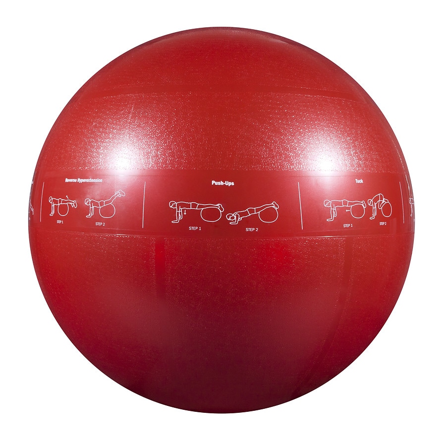 GoFit 2000lb Professional Core Stability Ball Red, Red