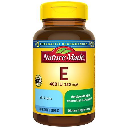 Nature Made Vitamin E 180 mg (400 IU) dl-Alpha Softgels
