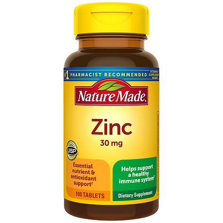 Nature Made Zinc 30 mg Tablets