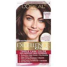 L'Oreal Paris Excellence Creme Permanent Triple Care Hair Color, Medium ...