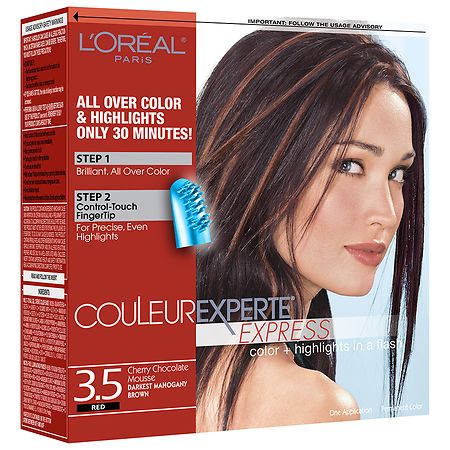 L'Oreal Paris Couleur Experte Hair Color + Hair Highlights, Darkest  Mahogany Brown Chocolate Mousse  | Walgreens