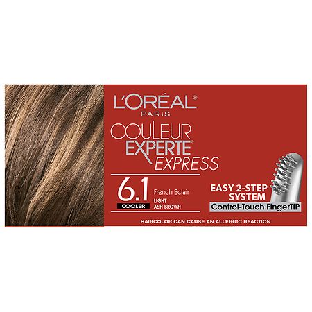 L'Oreal Excellence Creme Permanent Hair Color, Light Ash Brown No.6.1, 1.74 Ounce