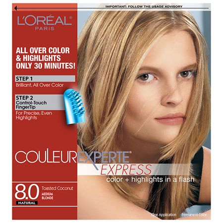 L'Oreal Paris Couleur Experte Color + Hair Highlights, Medium Blonde 8 | Walgreens