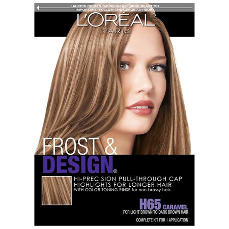 L'Oreal Paris Frost & Design Cap Hair Highlights For Long Hair H65 Caramel