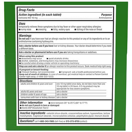 Zyrtec 24 Hour Allergy Relief Tablets | Walgreens