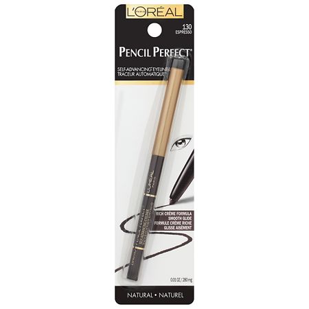 L'Oreal Pencil Perfect Self-Advancing Eyeliner Espresso 130