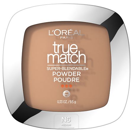 L'Oreal Paris True Match Super-Blendable Oil Free Makeup Powder N6 Medium