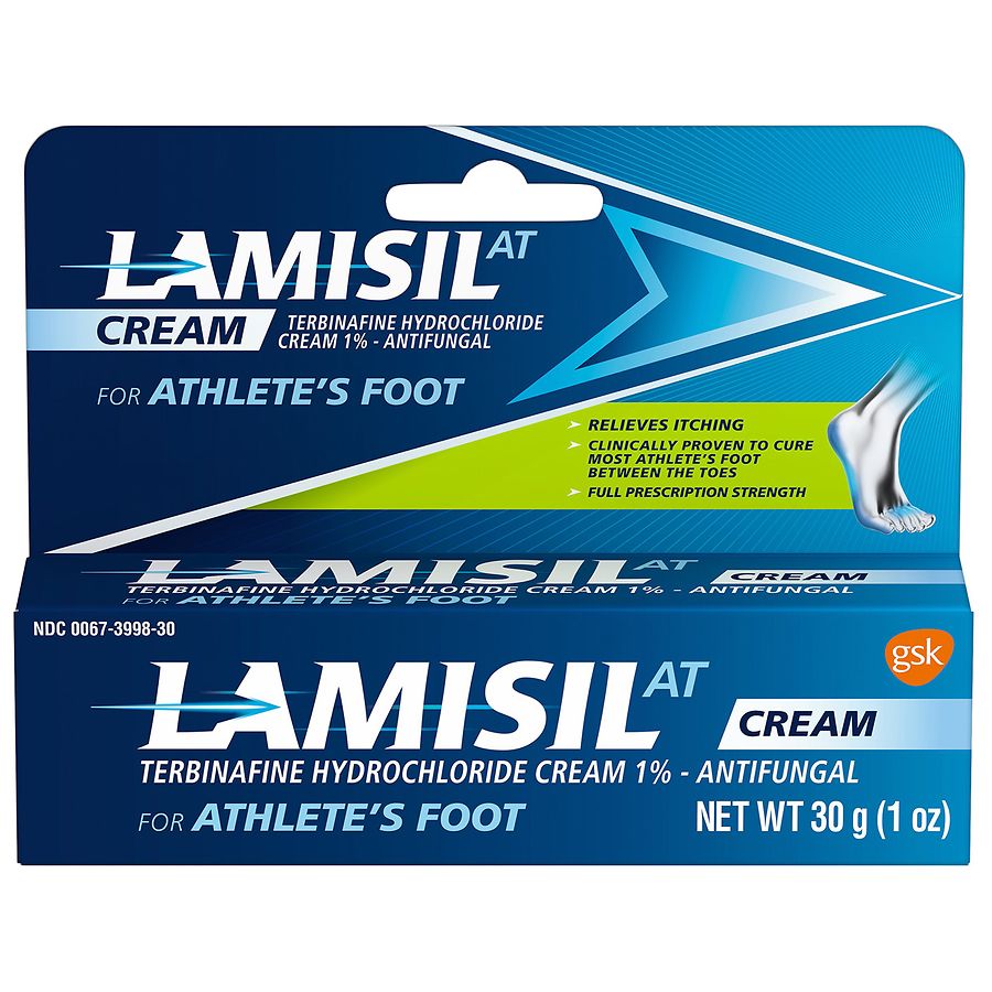 Inde lyserød Virus Lamisil AT Antifungal Foot Cream- 1.0oz | Walgreens