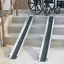 Duro-Med 5 Foot Telescoping Adjustable Wheelchair Ramp | Walgreens