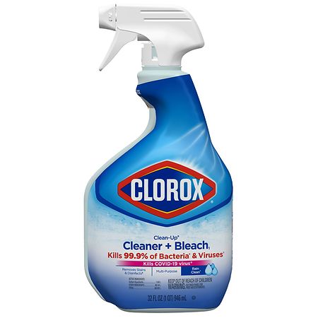 Clorox Clean-Up All Purpose Cleaner with Bleach, Spray Bottle Rain Clean