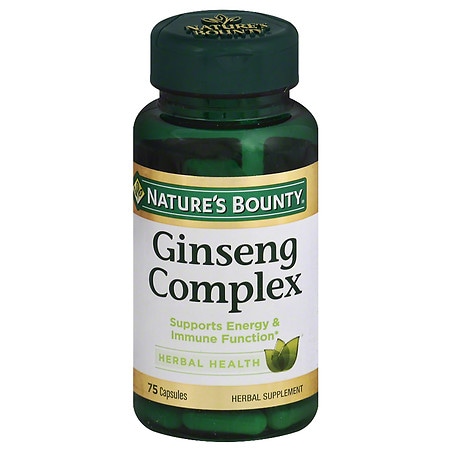 Nature's Bounty Ginseng Complex Capsules