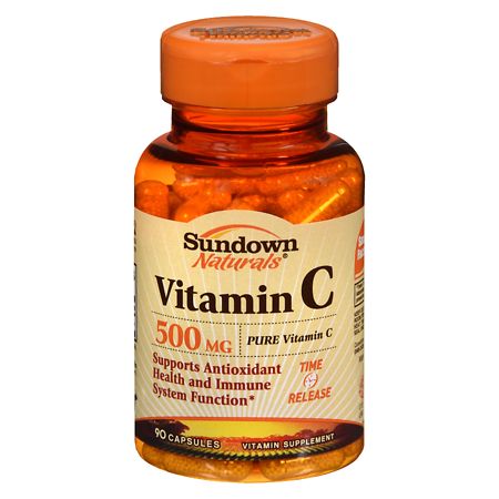 Sundown Naturals Vitamin C, 500mg, Capsules