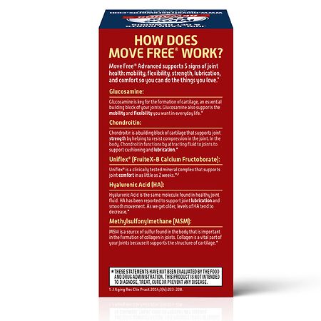 Schiff® Move Free® John Health Night Glucosamine + Chondrotin Plus  Melatonin 2 in 1 Formula 80 ct Box