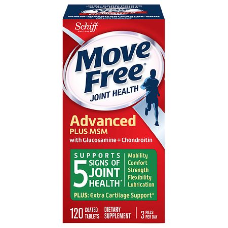 Schiff Move Free Joint Health Advanced + MSM with Glucosamine Chondroitin, Tablets