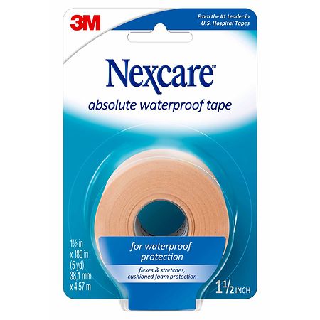 Nexcare Absolute Waterproof Wide Tape 1.5 x 180 inches, 5 yard