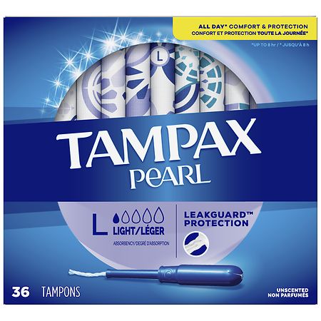 Underholde Sammenligning Jeg var overrasket Tampax Pearl Tampons Unscented, Light Absorbency | Walgreens