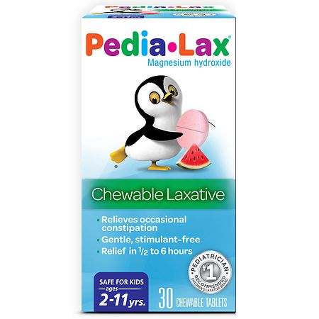 Fleet Children's Pedia-Lax Saline Laxative Chewable Tablets Watermelon