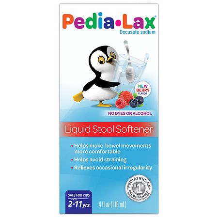 Fleet Children's Pedia-Lax Liquid Stool Softener Fruit Punch