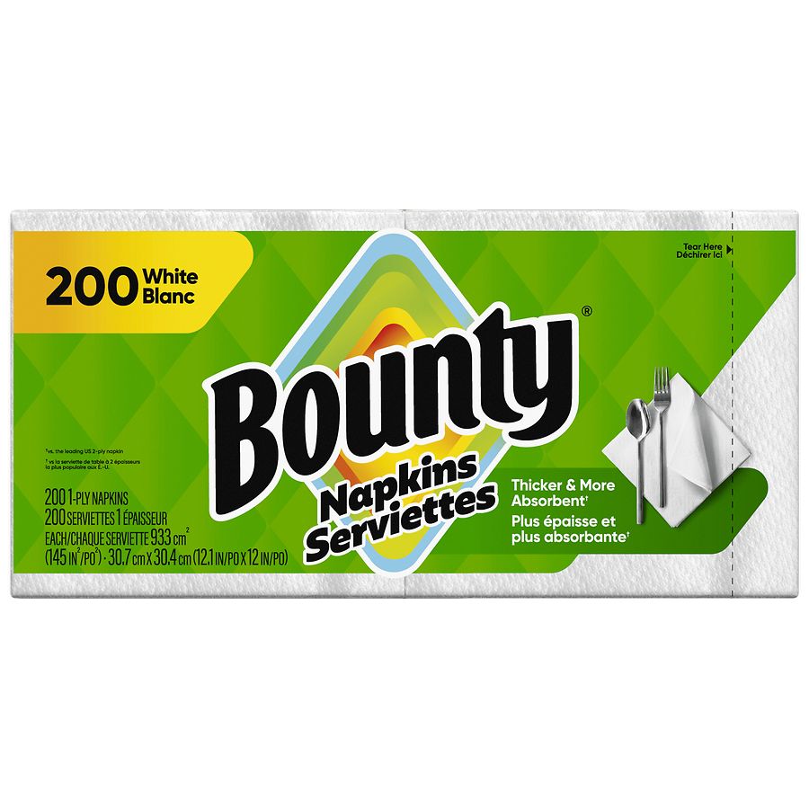 Bounty Paper Napkins Assorted